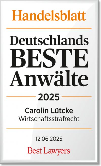 Deutschlands beste Anwälte | Handelsblatt | Carolin Lütcke